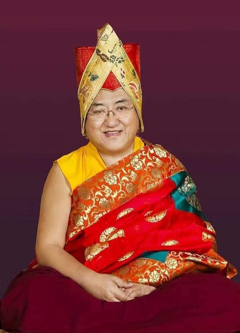 Formal portrait as the 41st Sakya Trizin